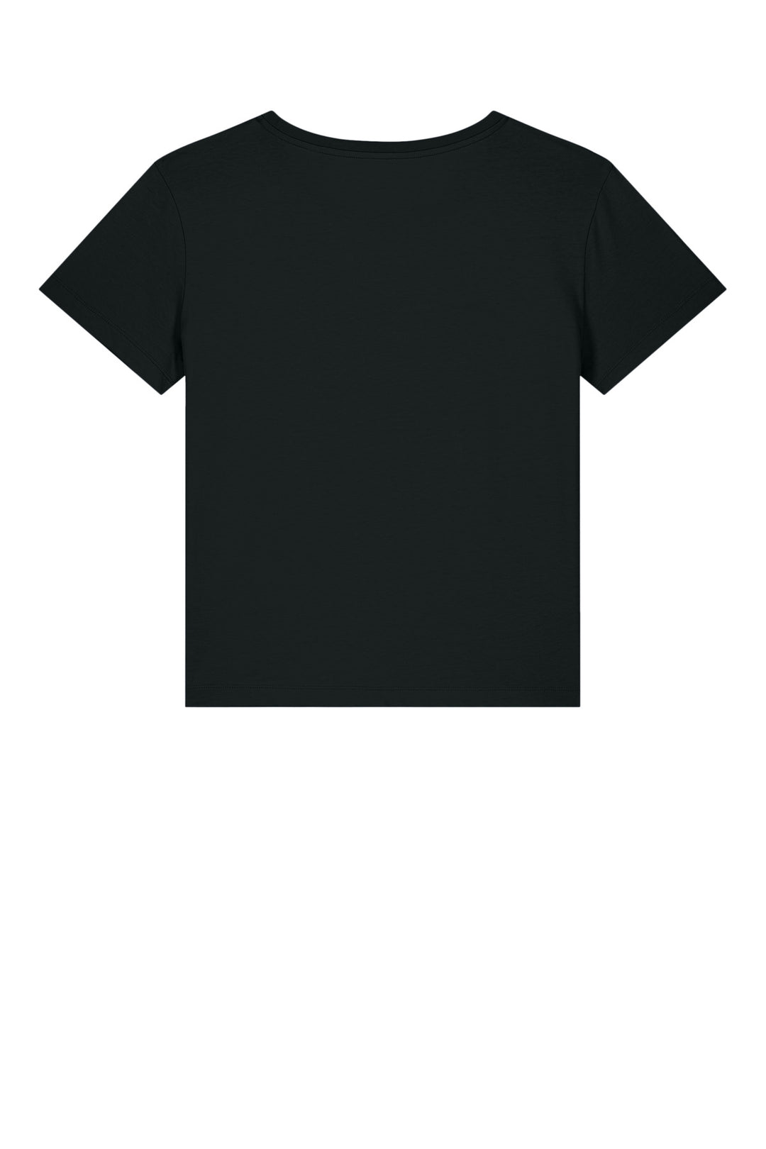 Rear View of Black Stanley/Stella Women's Stella Serena Scoop Neck Tee SXW008