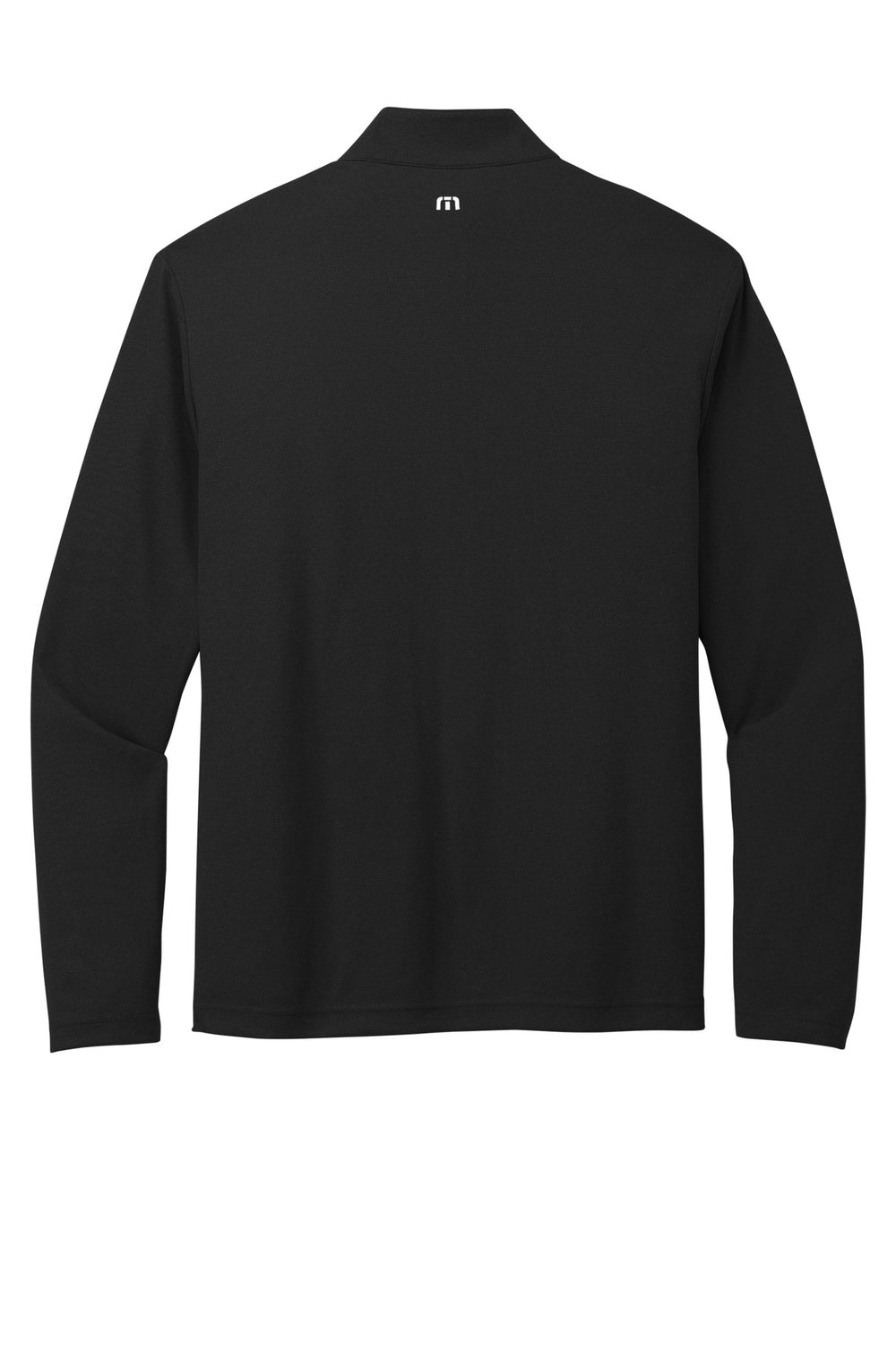 Rear View of Black TravisMathew Coto Performance 1/4-Zip TM1MY397