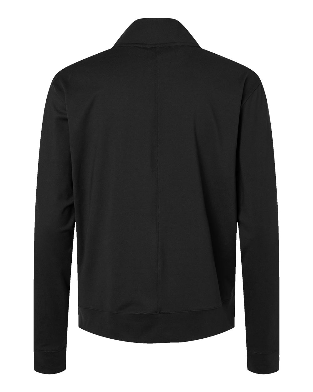 Rear View of Black Women's Ultimate365 Quarter-Zip Pullover - A1002