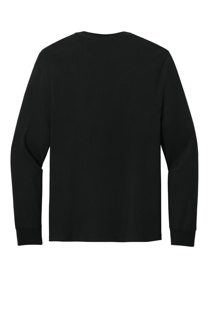 Rear View of BlackInk Jerzees Classics Unisex Cotton Long Sleeve T-Shirt 363L