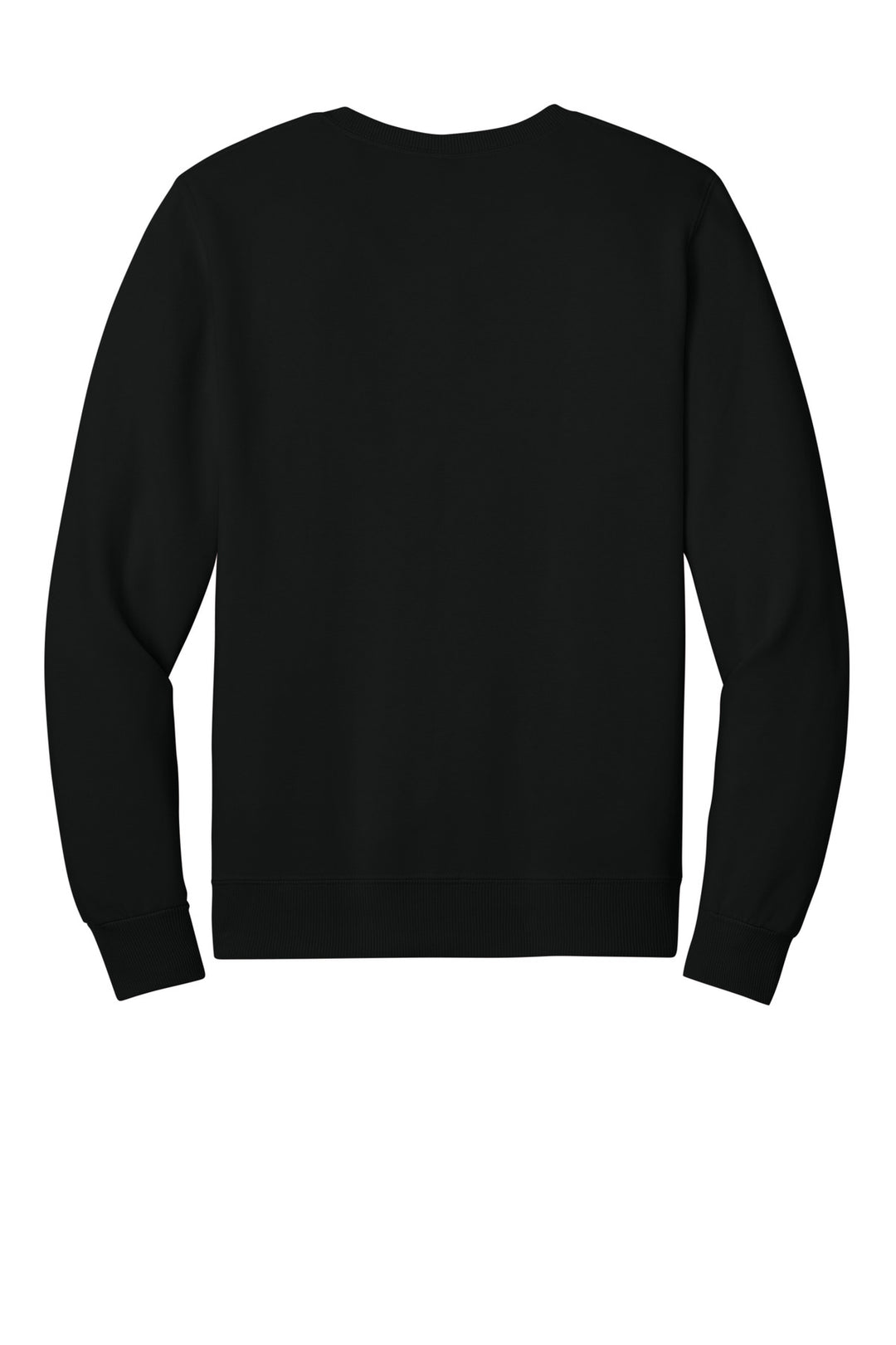 Rear View of BlackInk Jerzees Eco Premium Blend Crewneck Sweatshirt 701M