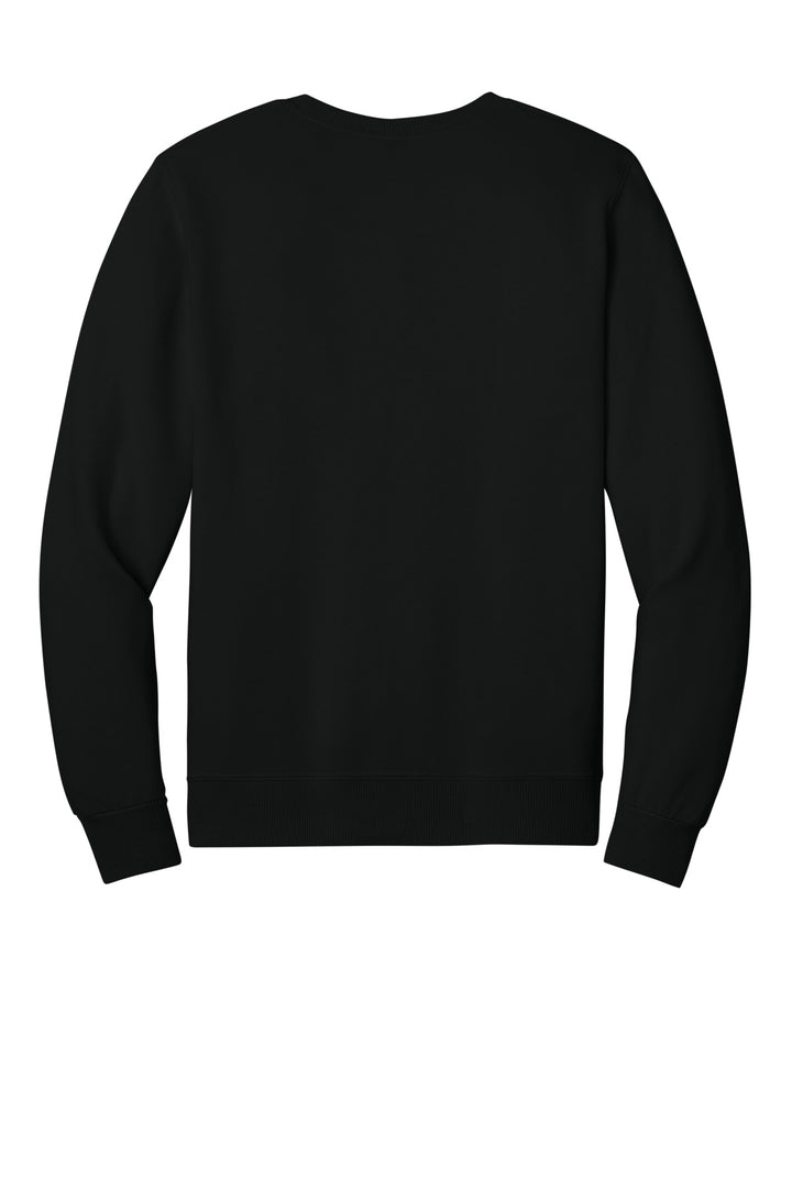 Rear View of BlackInk Jerzees Eco Premium Blend Crewneck Sweatshirt 701M
