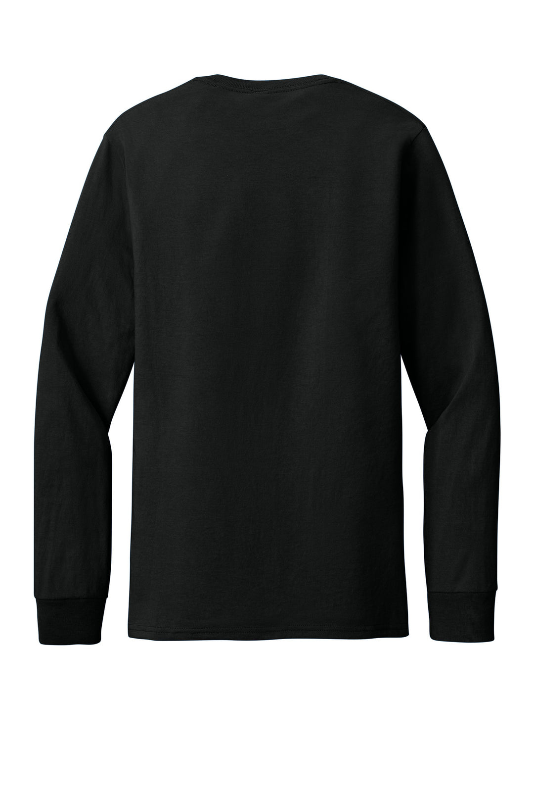 Rear View of BlackInk Jerzees Premium Blend Ring Spun Long Sleeve T-Shirt 560LS