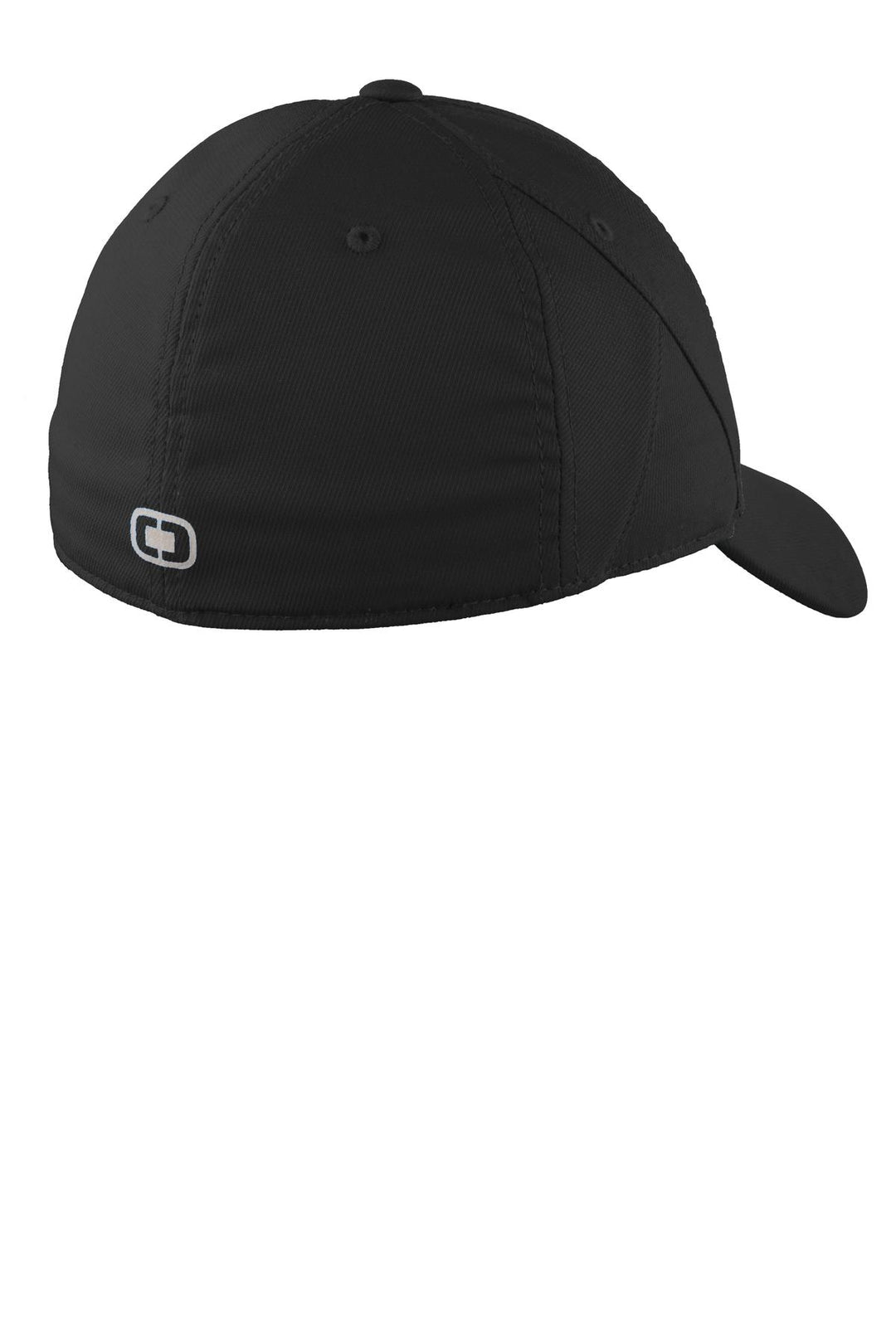 Rear View of Blacktop OGIO Apex Cap. OE650