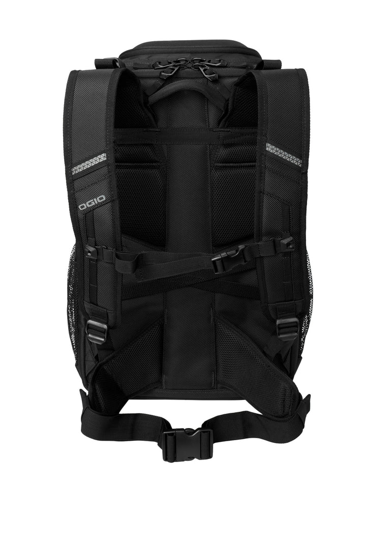 Rear View of Blacktop OGIO Motion X-Over Pack 91020