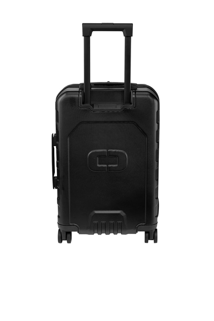 Rear View of Blacktop OGIO Utilitarian Carry-On Spinner 413011