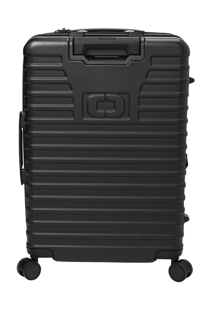 Rear View of Blacktop OGIO Utilitarian Medium Checked Spinner 413012