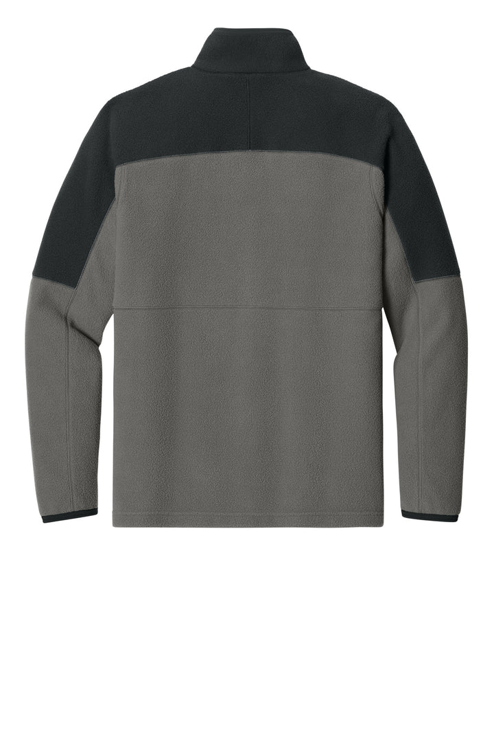 Rear View of Blk/Cinder Cotopaxi Abrazo Full-Zip Fleece Jacket COTOM1695