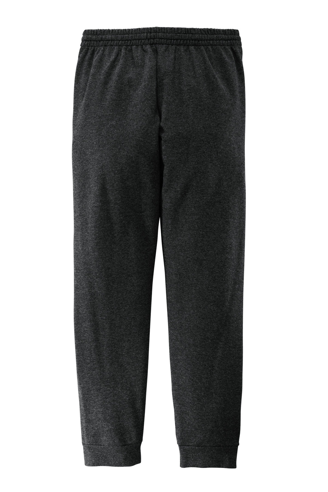 Rear View of BlkHthr Jerzees NuBlend Fleece Jogger 975MP