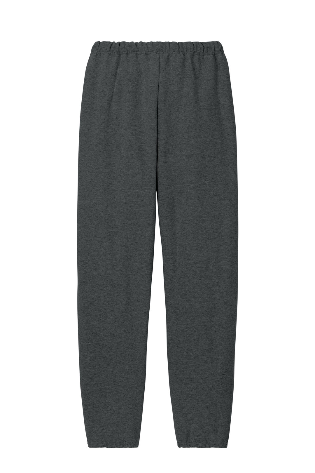 Rear View of BlkHthr Jerzees - NuBlend Sweatpant. 973M