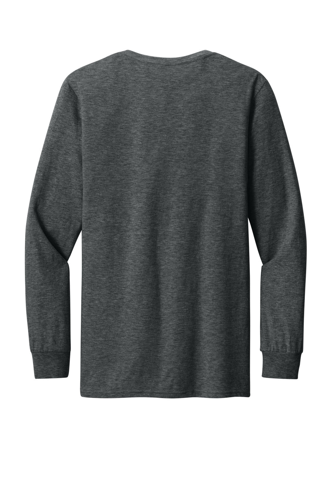Rear View of BlkInkHtr Jerzees Premium Blend Ring Spun Long Sleeve T-Shirt 560LS