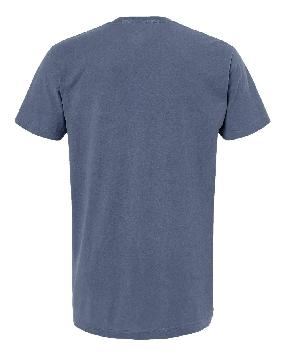 Rear View of Blue Jean Vintage Garment-Dyed T-Shirt - 6500M