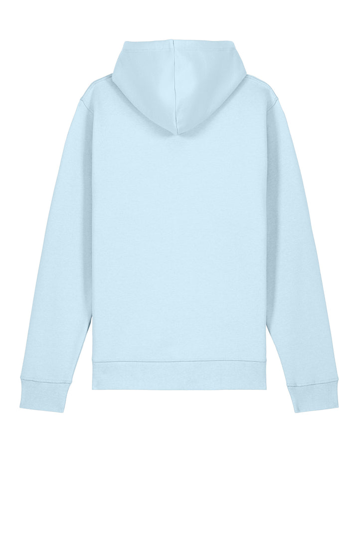 Rear View of BlueIce Stanley/Stella Unisex Drummer 2.0 Hooded Sweatshirt SXU009