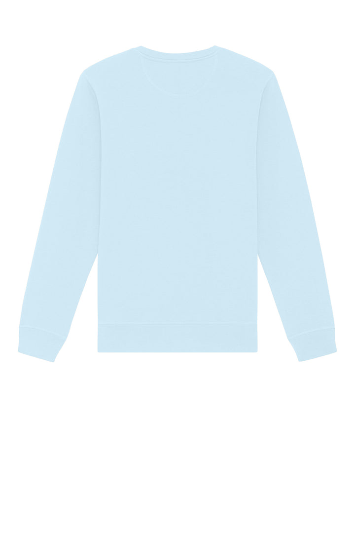 Rear View of BlueIce Stanley/Stella Unisex Roller Crewneck Sweatshirt SXU010