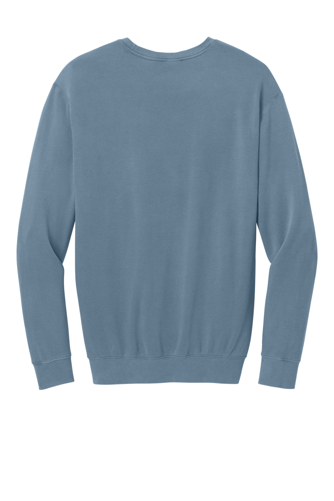 Rear View of BlueJean Comfort Colors Lightweight Crewneck Sweatshirt 1466