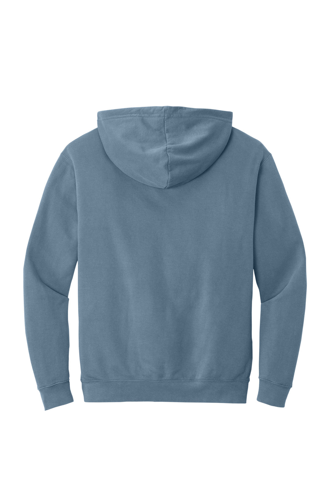 Rear View of BlueJean Comfort Colors Lightweight Hooded Sweatshirt 1467