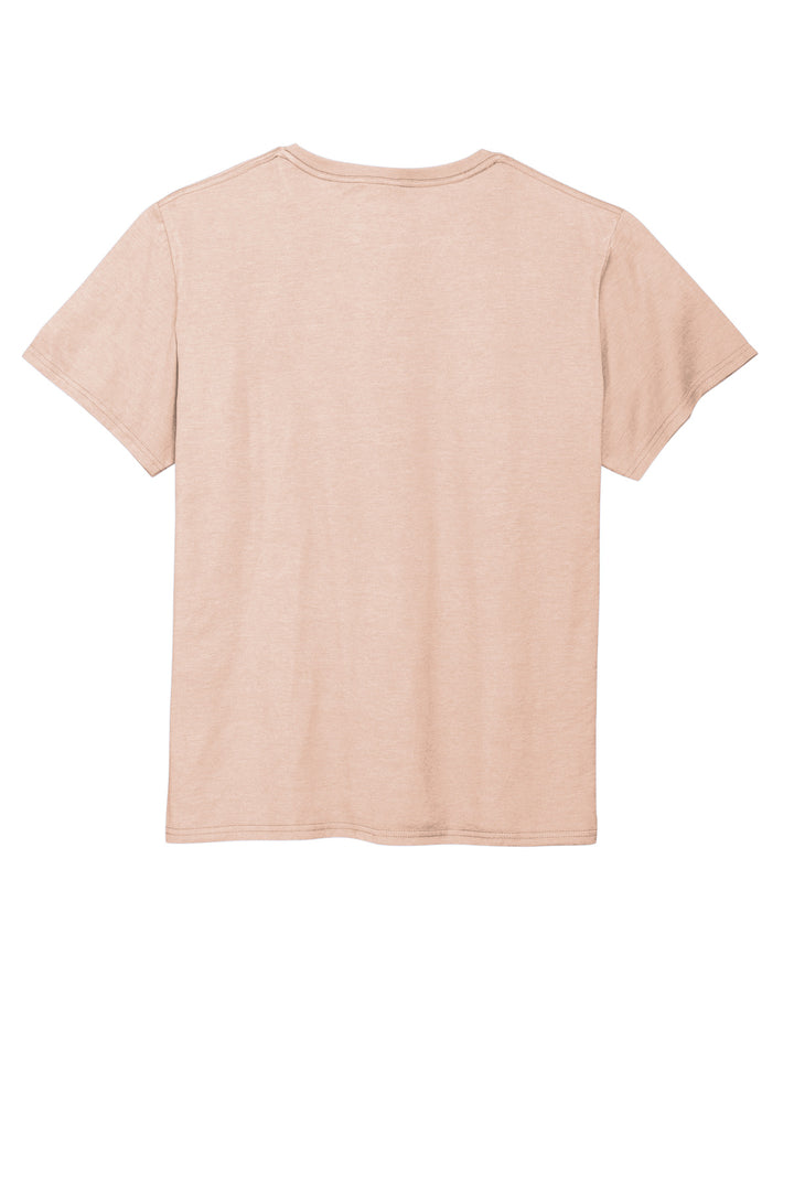 Rear View of BlushPink Jerzees Premium Blend Ring Spun T-Shirt 560M
