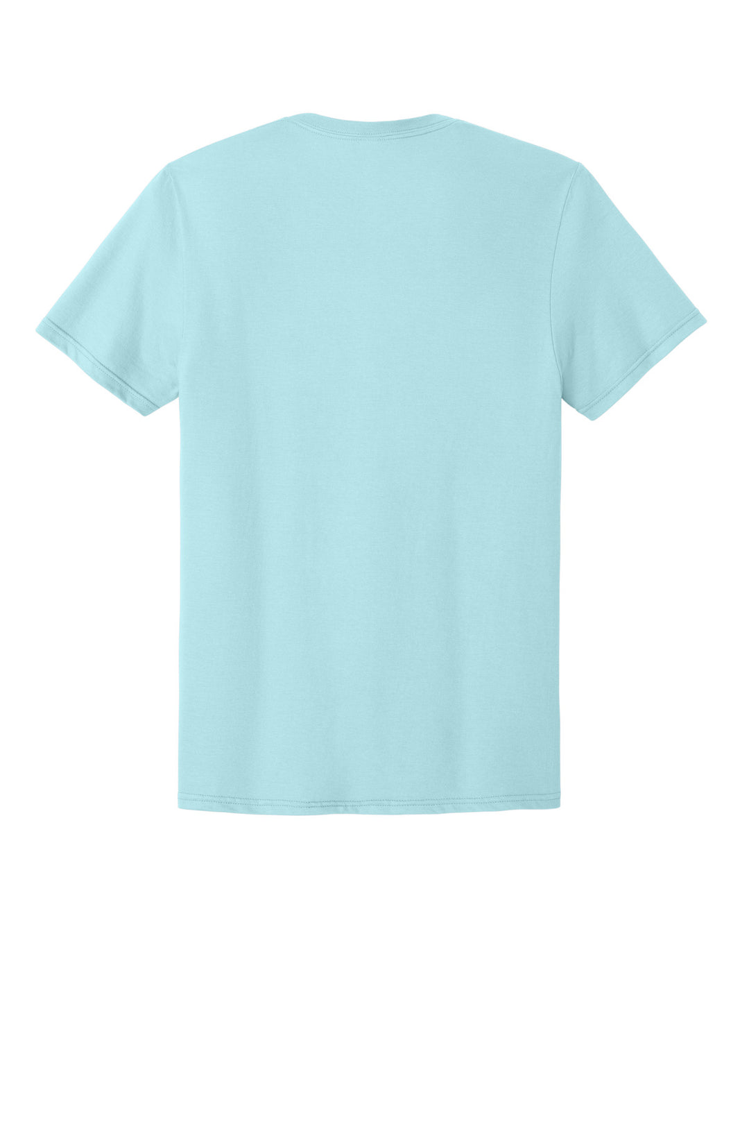 Rear View of BreezyBlue Jerzees Classics Unisex Cotton T-Shirt 363M