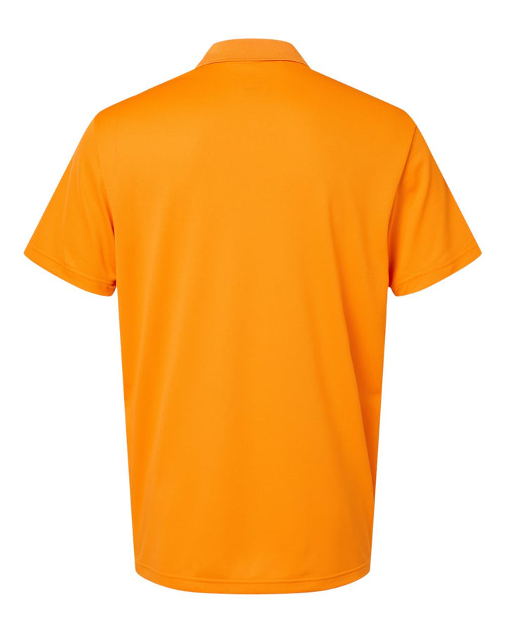 Rear View of Bright Orange Basic Sport Polo - A430