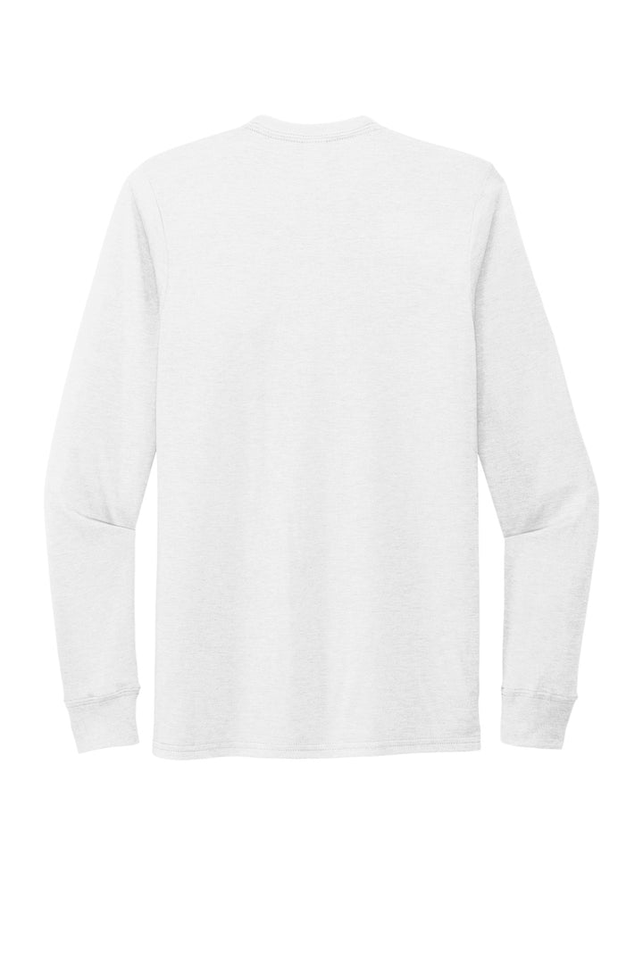 Rear View of BrtWhite Allmade Unisex Tri-Blend Long Sleeve Tee AL6004