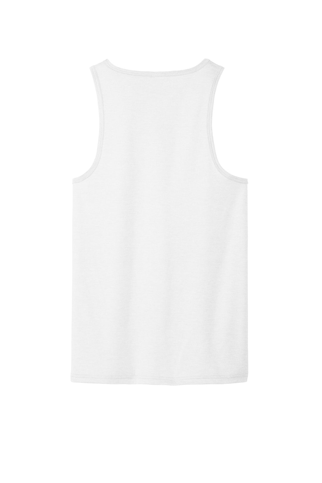Rear View of BrtWhite Allmade Unisex Tri-Blend Tank AL2019