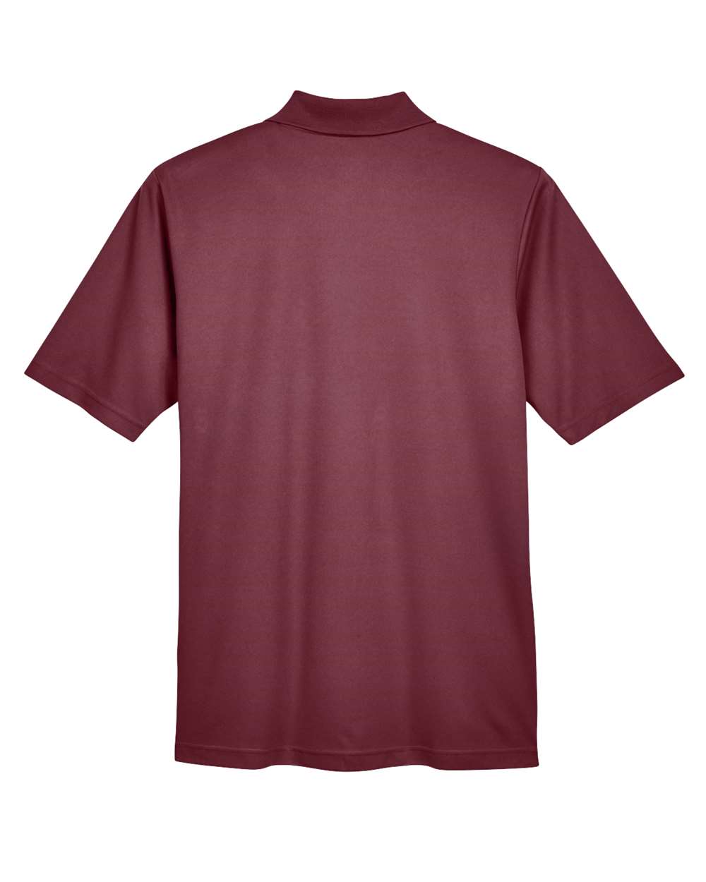 Rear View of Burgundy Men's Origin Performance Piqué Polo with Pocket - 88181P