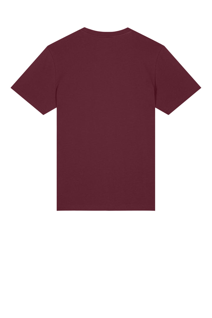 Rear View of Burgundy Stanley/Stella Unisex Crafter Tee SXU007