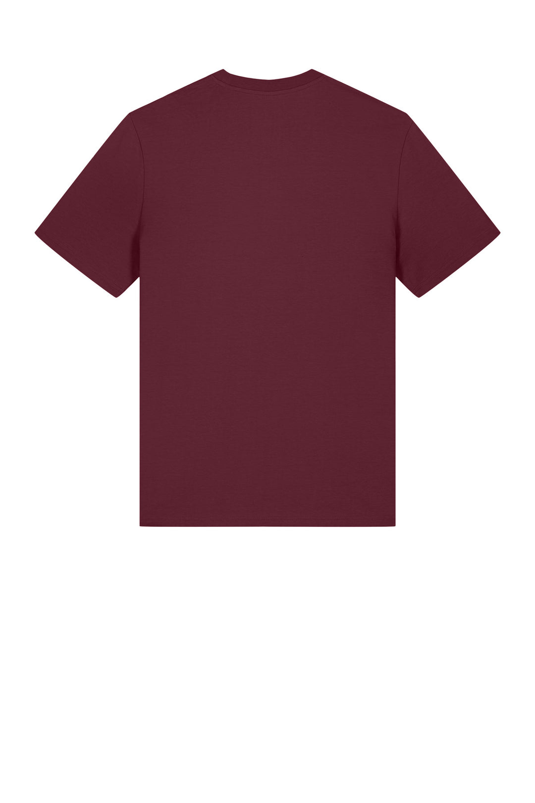 Rear View of Burgundy Stanley/Stella Unisex Creator 2.0 Tee SXU001