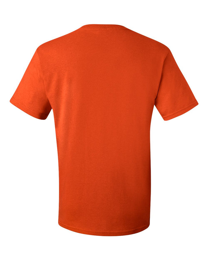 Rear View of Burnt Orange Dri-Power® 50/50 T-Shirt - 29MR