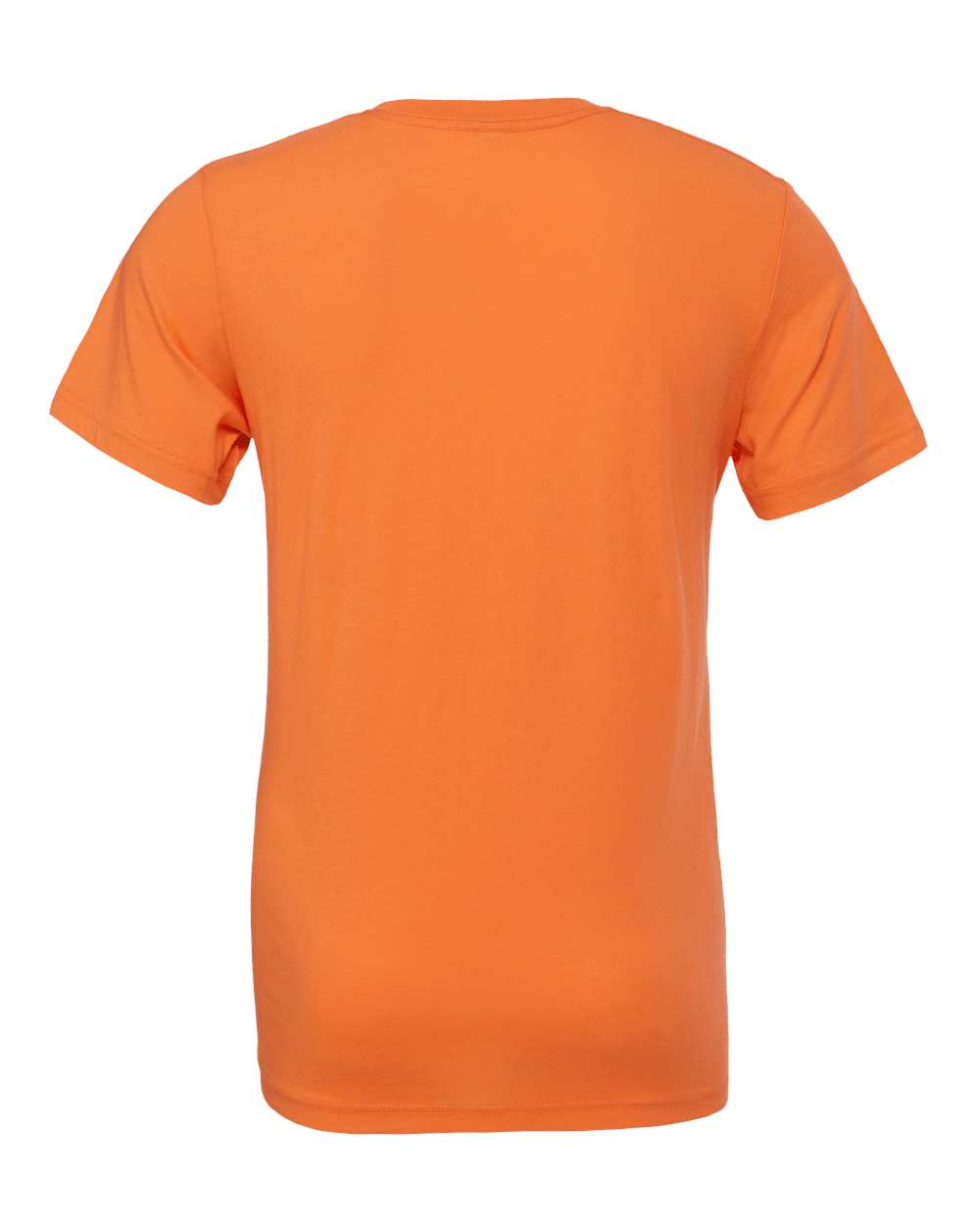 Rear View of Burnt Orange Jersey Tee - 3001