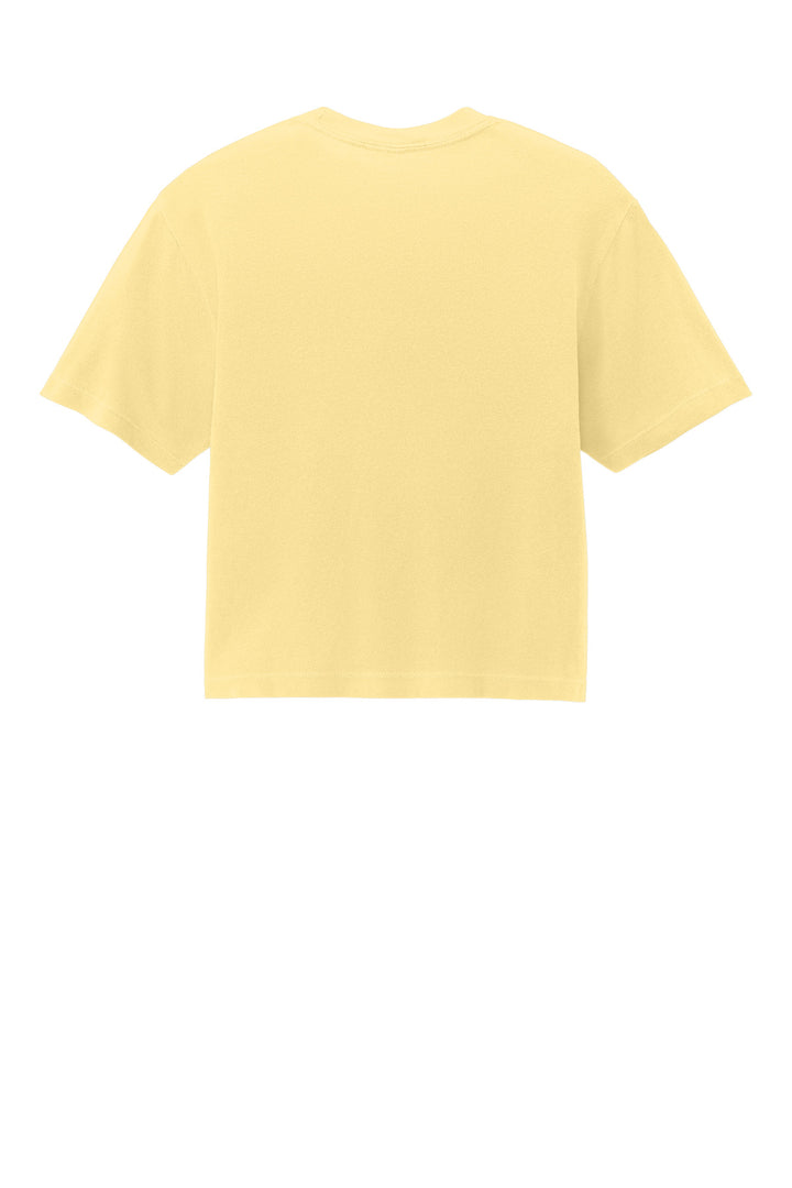 Rear View of Butter Comfort Colors Women's Heavyweight Boxy Tee 3023CL