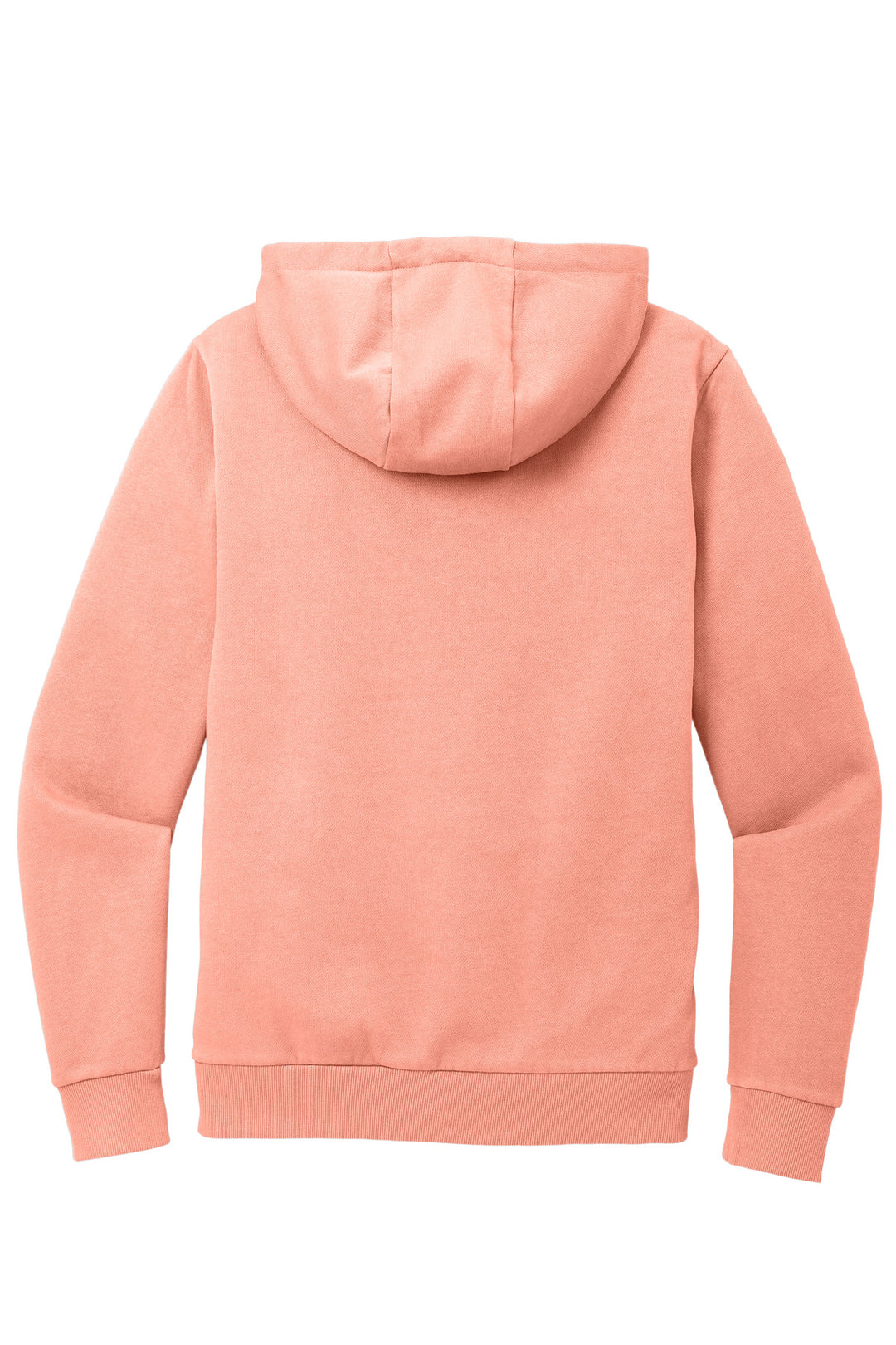 Rear View of CactsRsePk District Wash Fleece Hoodie DT2200