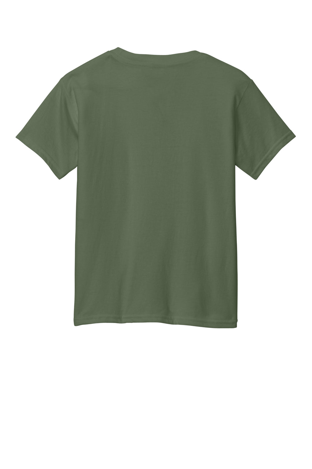 Rear View of Cactus Gildan Youth Softstyle CVC Tee 64000BCVC