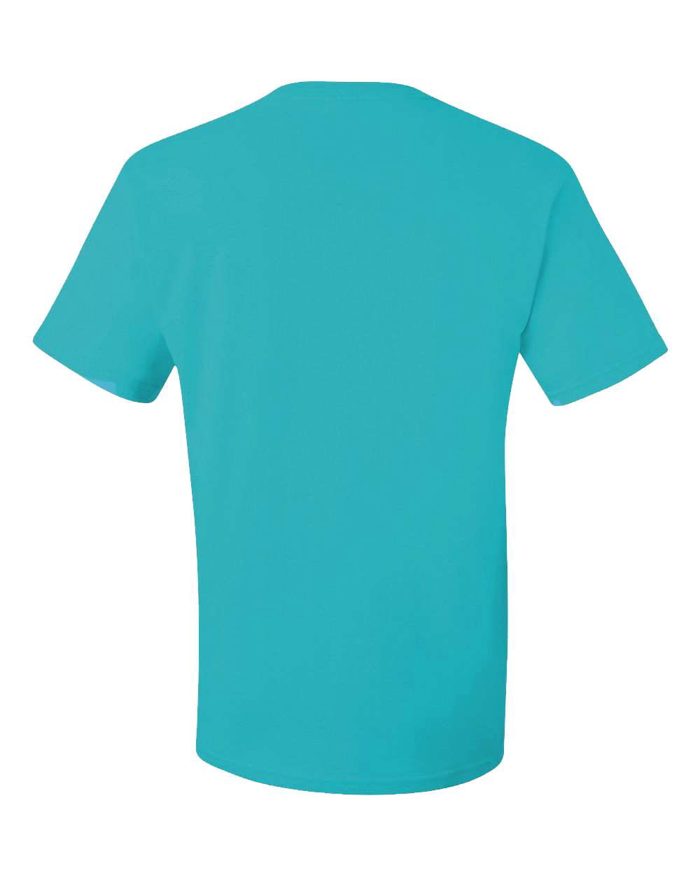 Rear View of California Blue Dri-Power® 50/50 T-Shirt - 29MR