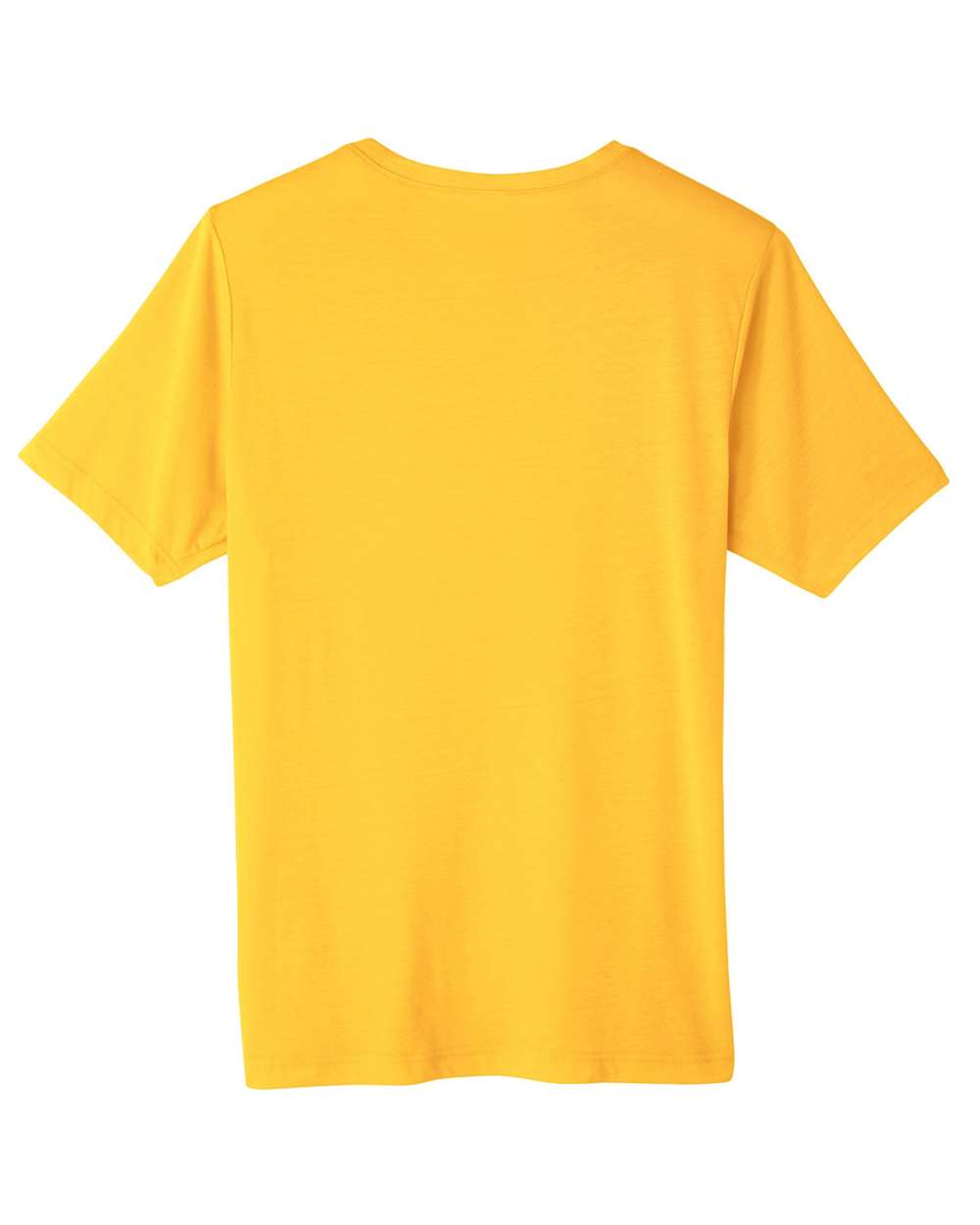 Rear View of Campus Gold Unisex Fusion ChromaSoft™ Performance T-Shirt - CE111