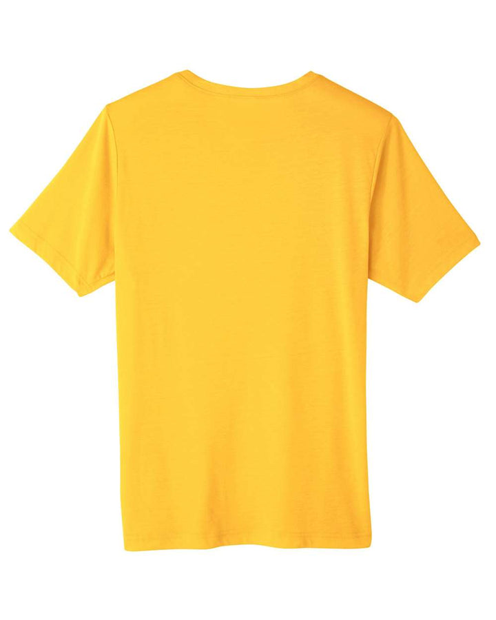 Rear View of Campus Gold Unisex Fusion ChromaSoft™ Performance T-Shirt - CE111