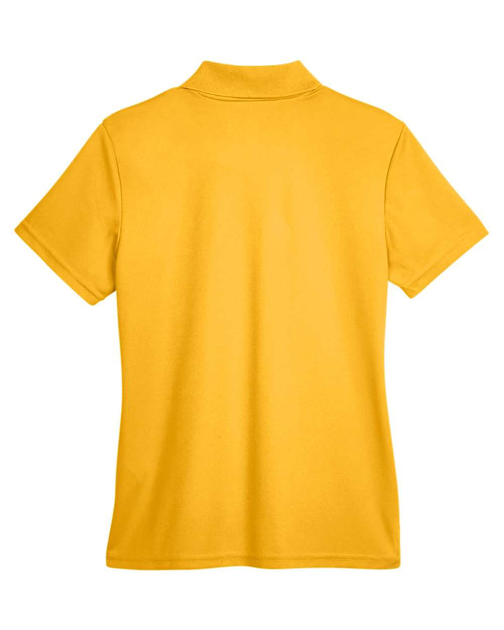 Rear View of Campus Gold Women's Origin Performance Piqué Polo - 78181