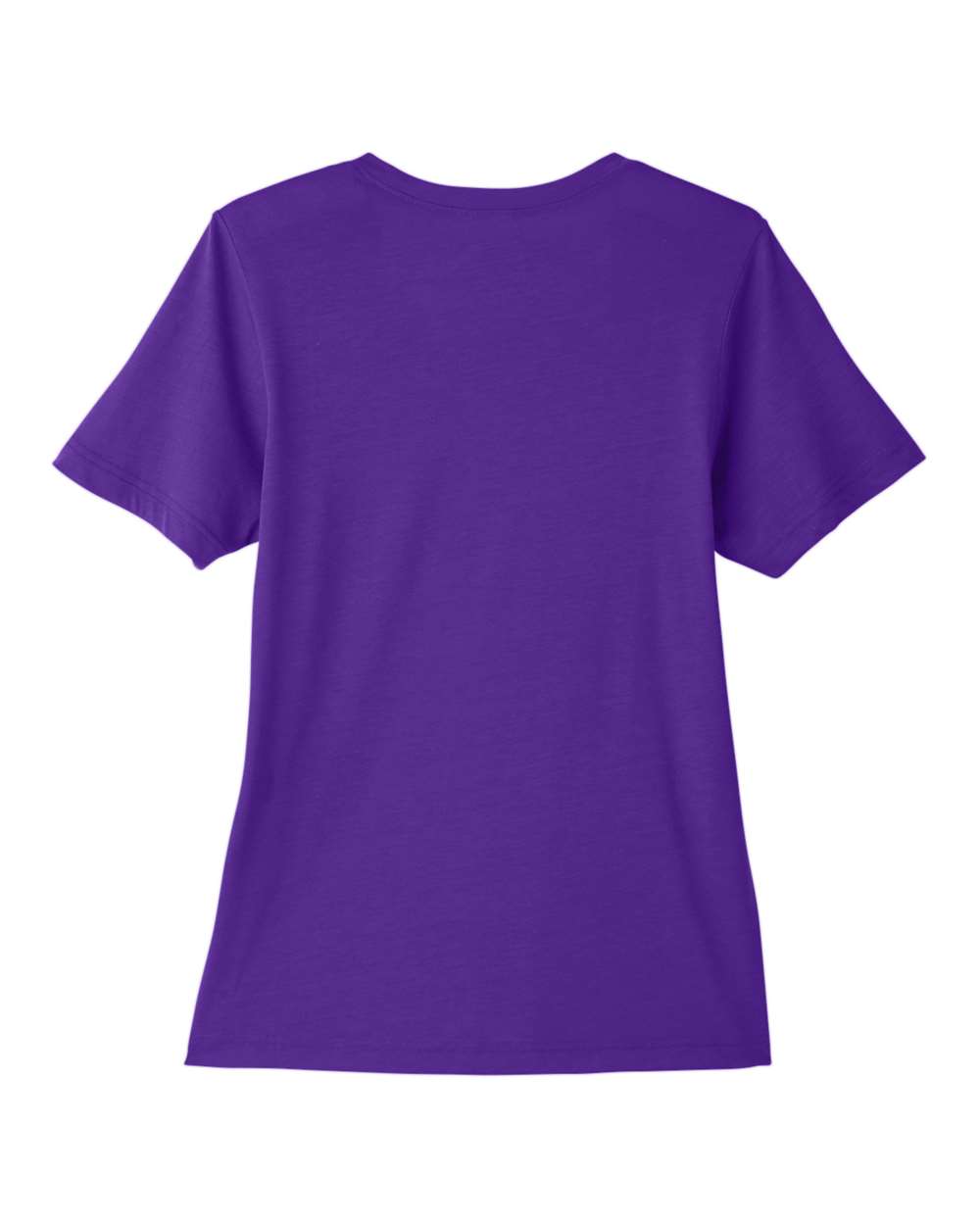 Rear View of Campus Purple Women's Fusion ChromaSoft™ Performance T-Shirt - CE111W
