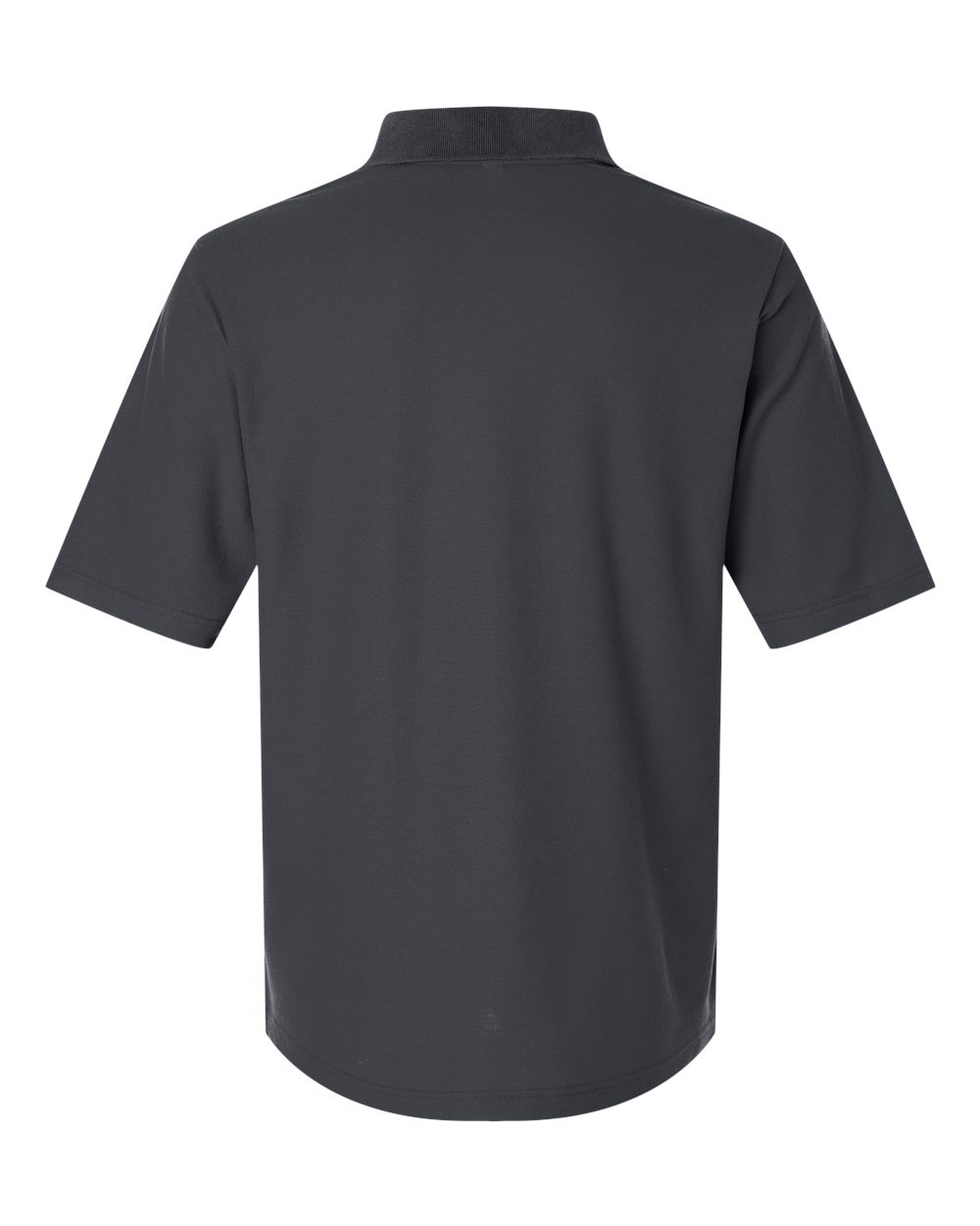 Rear View of Carbon Men's Resolve CVC Performance Pique Polo - CE106