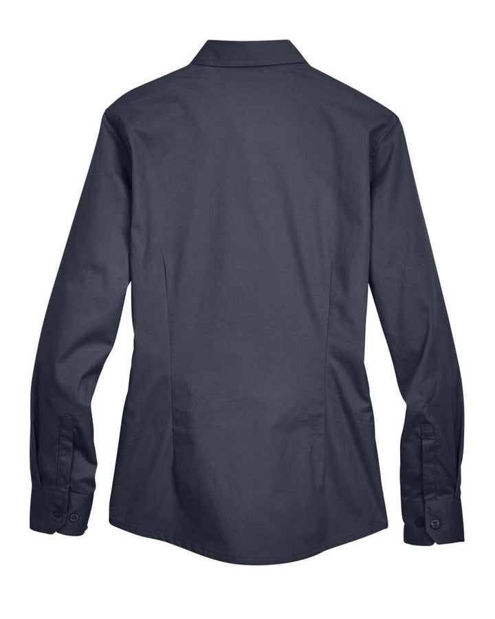 Rear View of Carbon Women's Operate Twill Shirt - 78193
