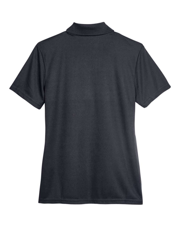 Rear View of Carbon Women's Origin Performance Piqué Polo - 78181