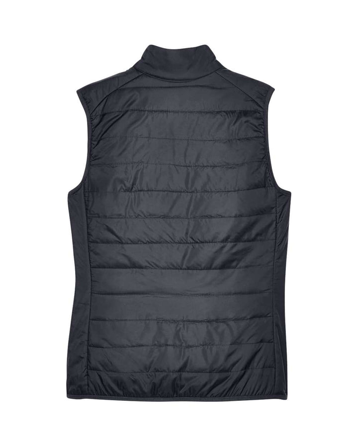 Rear View of Carbon Women's Prevail Packable Puffer Vest - CE702W
