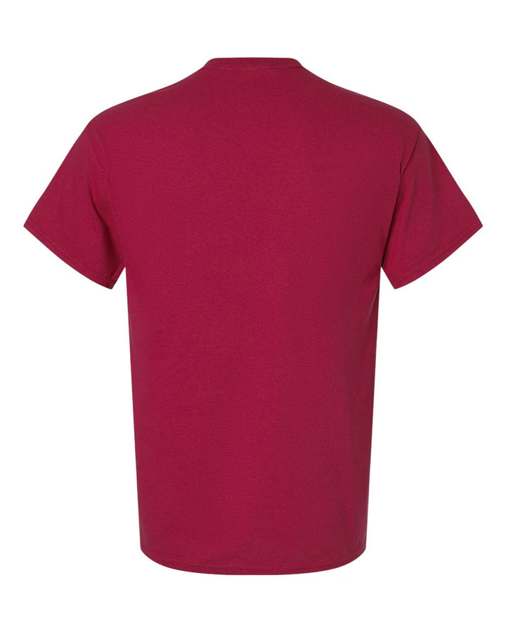Rear View of Cardinal Red Ultra Cotton® T-Shirt - 2000