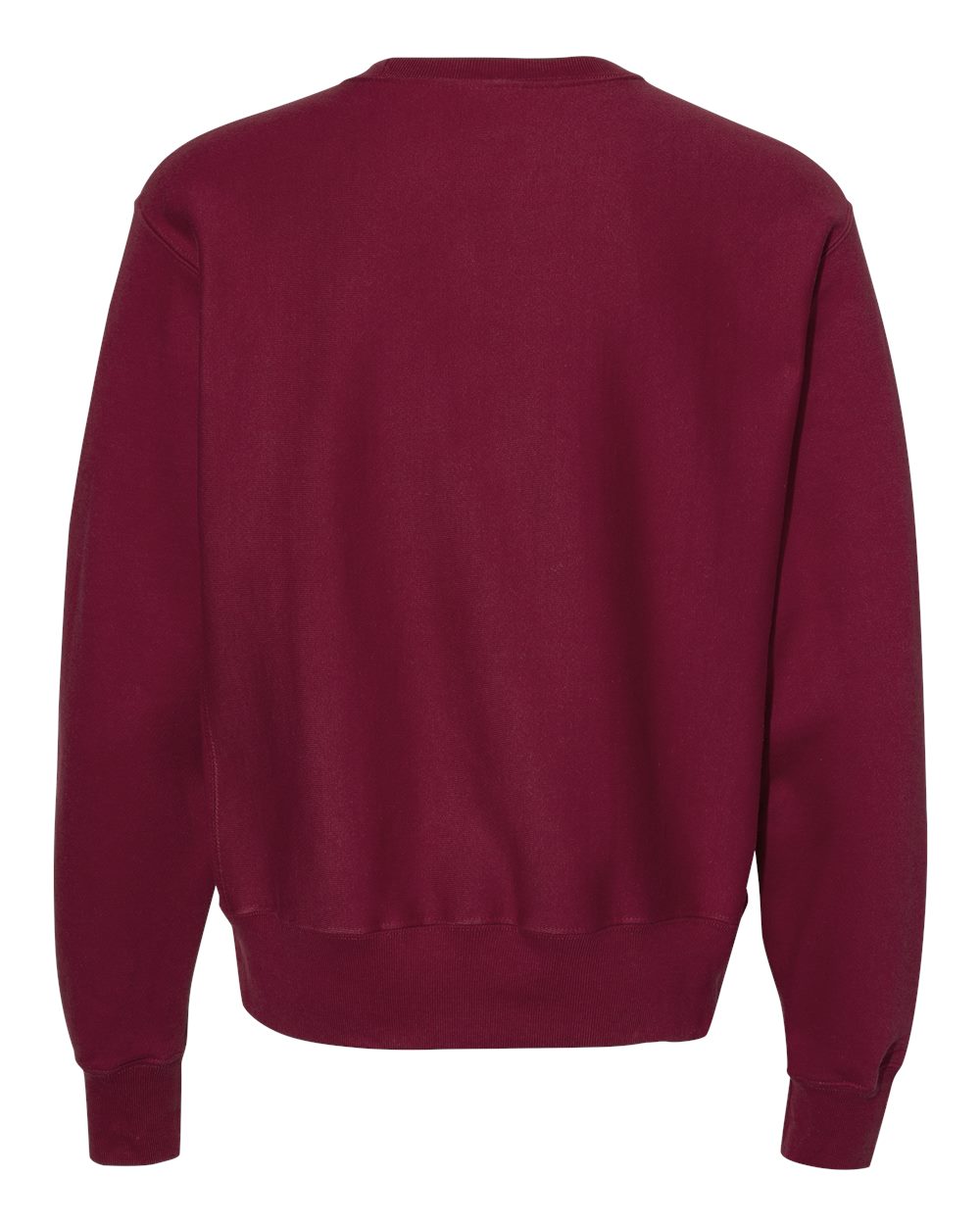 Rear View of Cardinal Reverse Weave® Crewneck Sweatshirt - S149