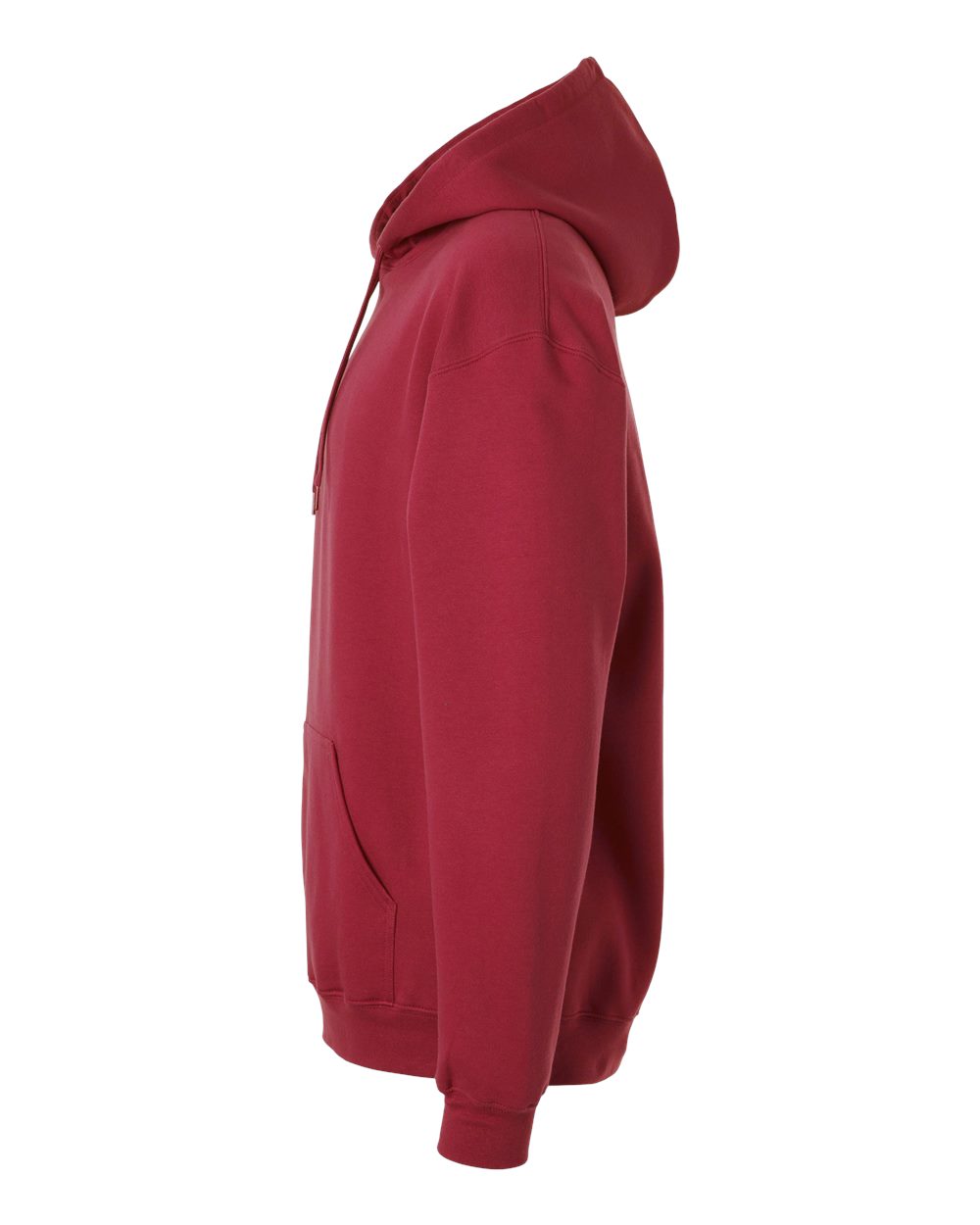 Rear View of Cardinal Softstyle® Midweight Hooded Sweatshirt - SF500