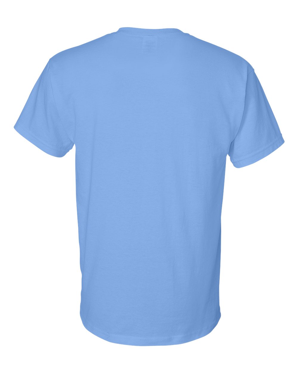 Rear View of Carolina Blue DryBlend® T-Shirt - 8000