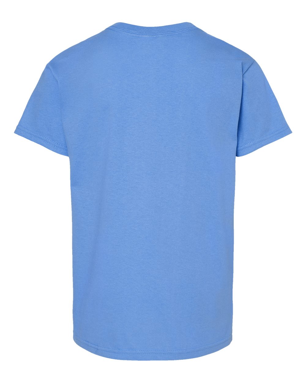 Rear View of Carolina Blue Essential-T Youth T-Shirt - 5480