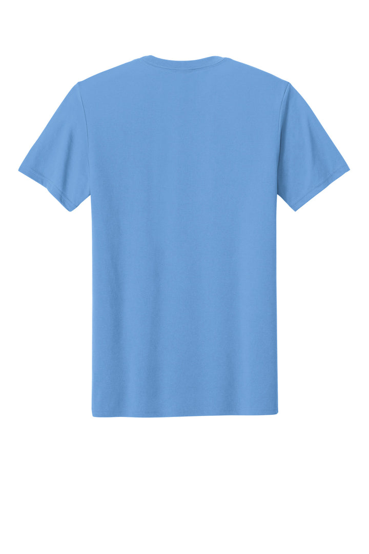 Rear View of Carolina Blue Gildan Gildan Performance T-Shirt. 42000