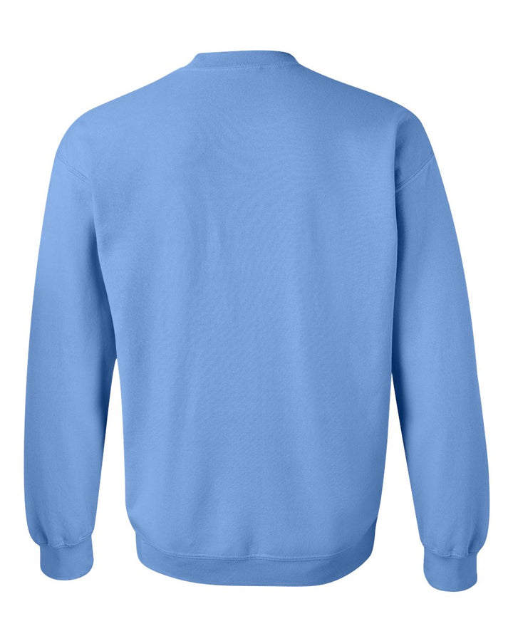 Rear View of Carolina Blue Heavy Blend™ Crewneck Sweatshirt - 18000