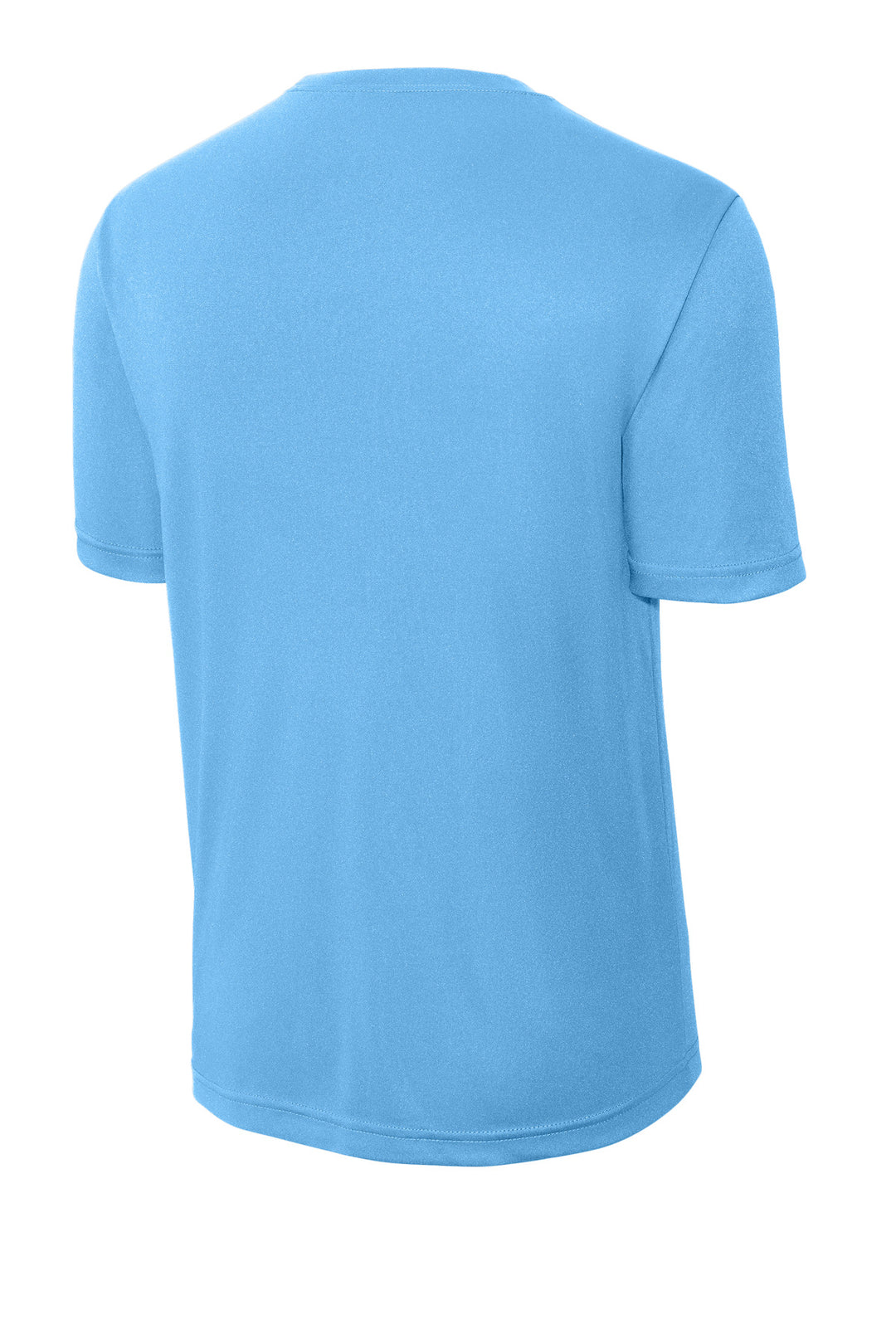 Rear View of Carolina Blue Sport-Tek PosiCharge Competitor Tee. ST350